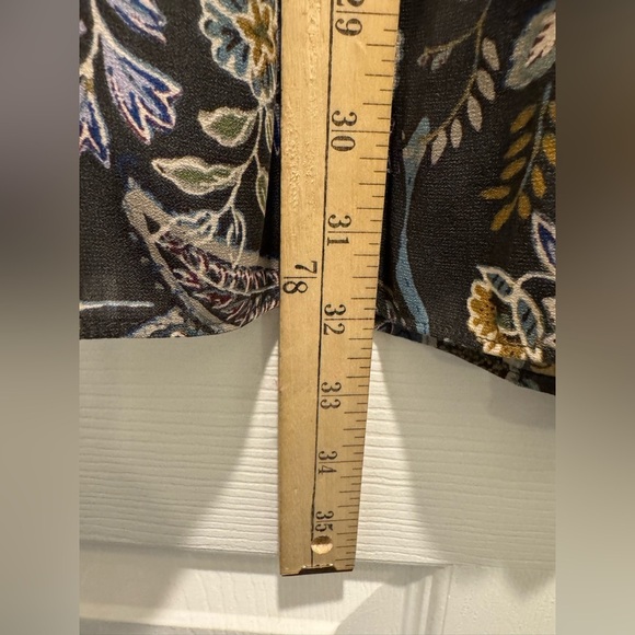 Free People Blue and White Mini Sundress with Bishop Sleeves - Picture 5 of 10